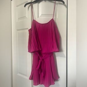 Pleated Romper